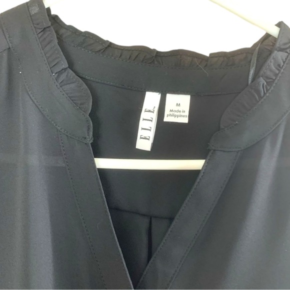 SzM Elle Black Long Sleeve Top NWT - Picture 3 of 5